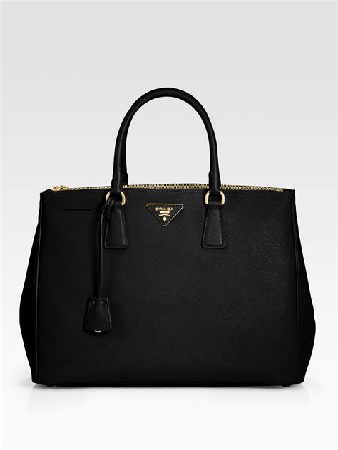 prada saffiano lux tote black price|prada saffiano tote mini.